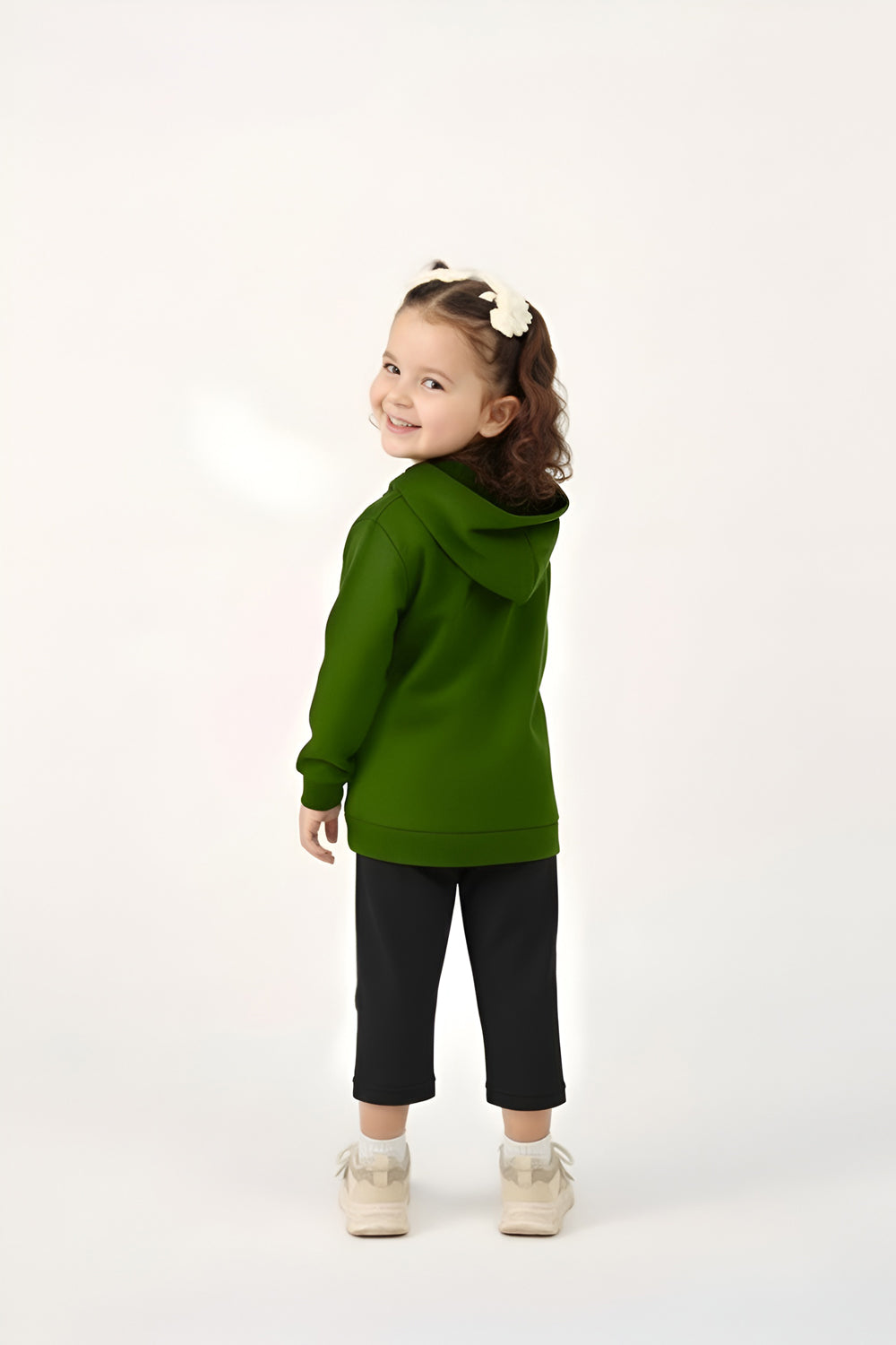 MULU Classic Oversized Kids Hoodie - Green