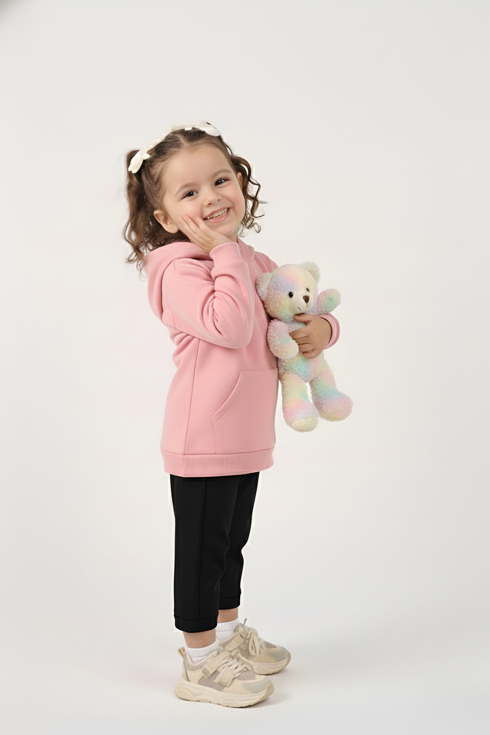 MULU Classic Baby Oversized Hoodie - Pink