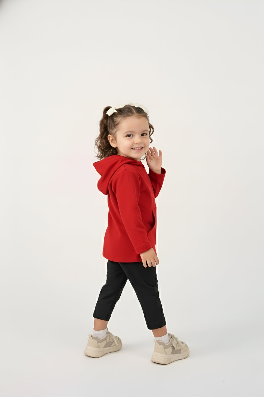 MULU Classic Oversized Kids Hoodie - Red