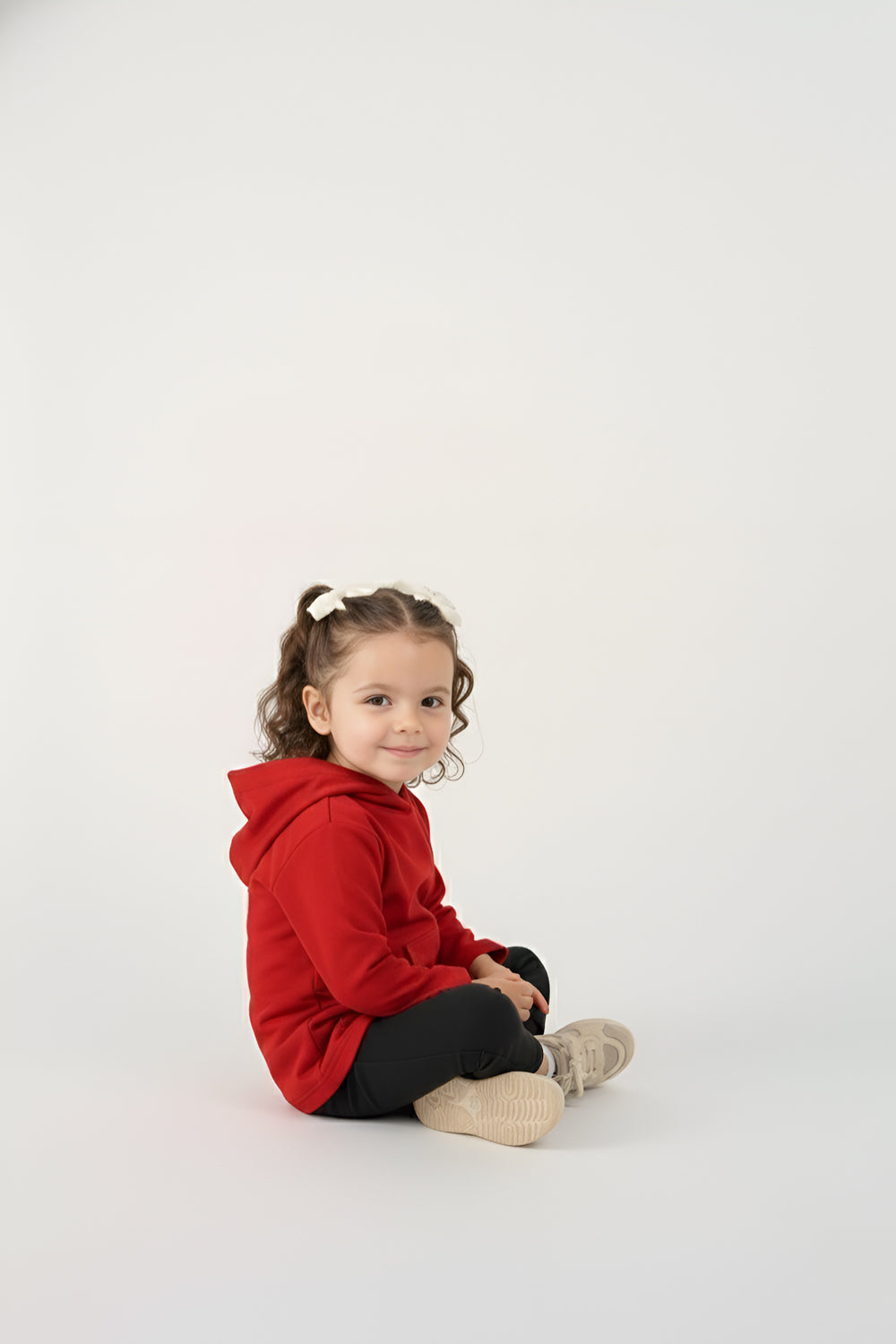 MULU Classic Oversized Kids Hoodie - Red