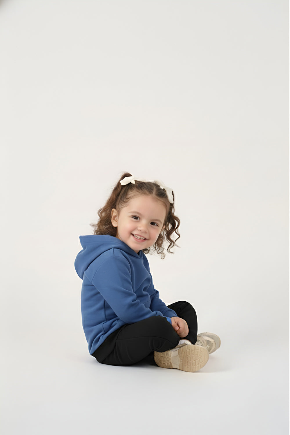 MULU Classic Baby Oversized Hoodie - Teal Blue