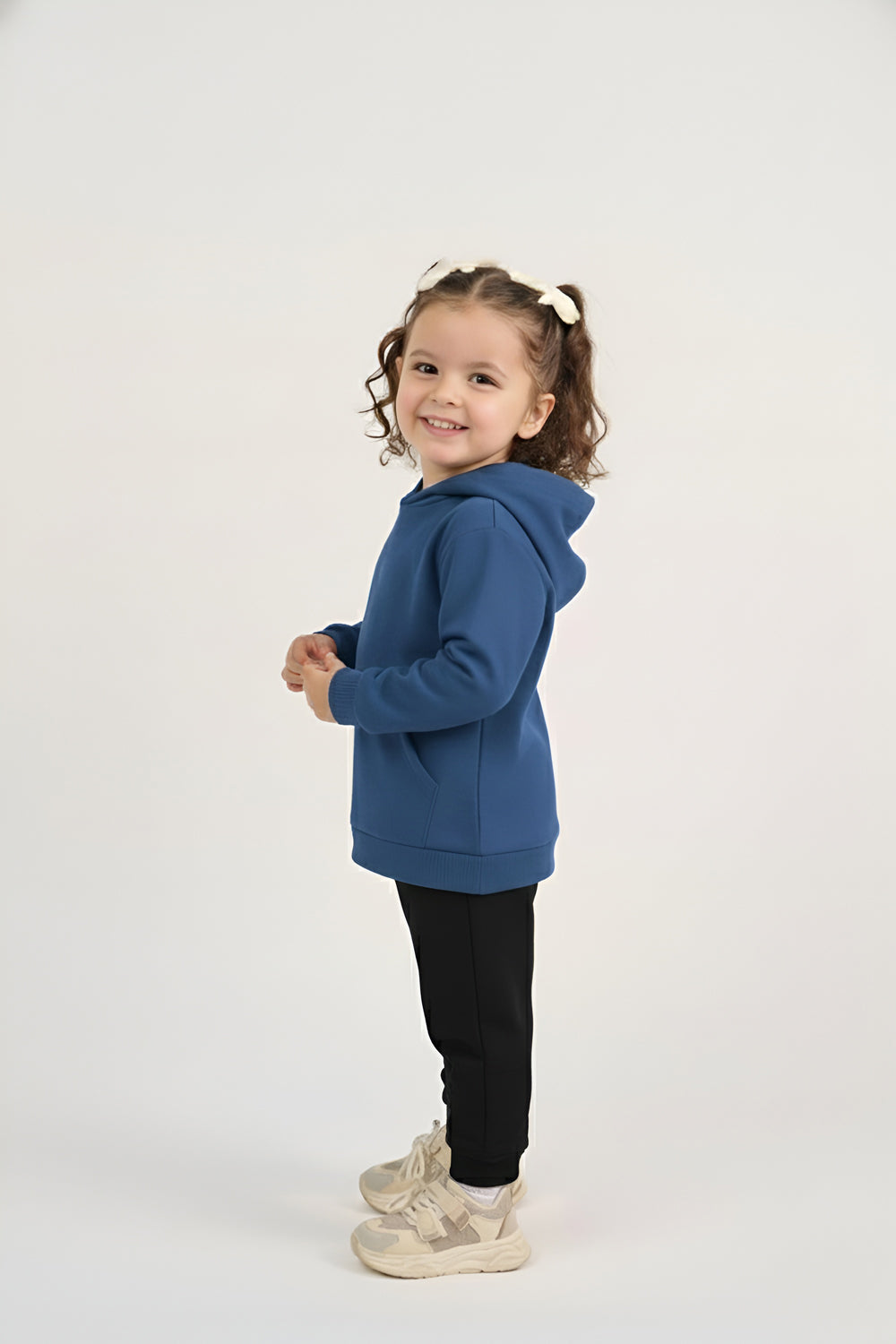 MULU Classic Baby Oversized Hoodie - Teal Blue