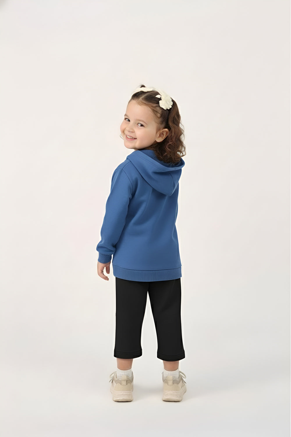 MULU Classic Baby Oversized Hoodie - Teal Blue