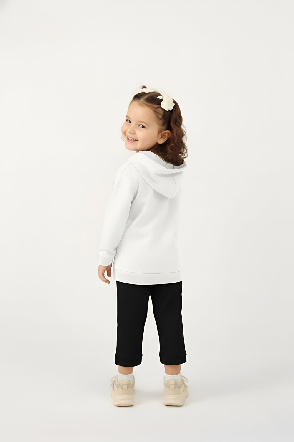 MULU Classic Baby Oversized Hoodie - White