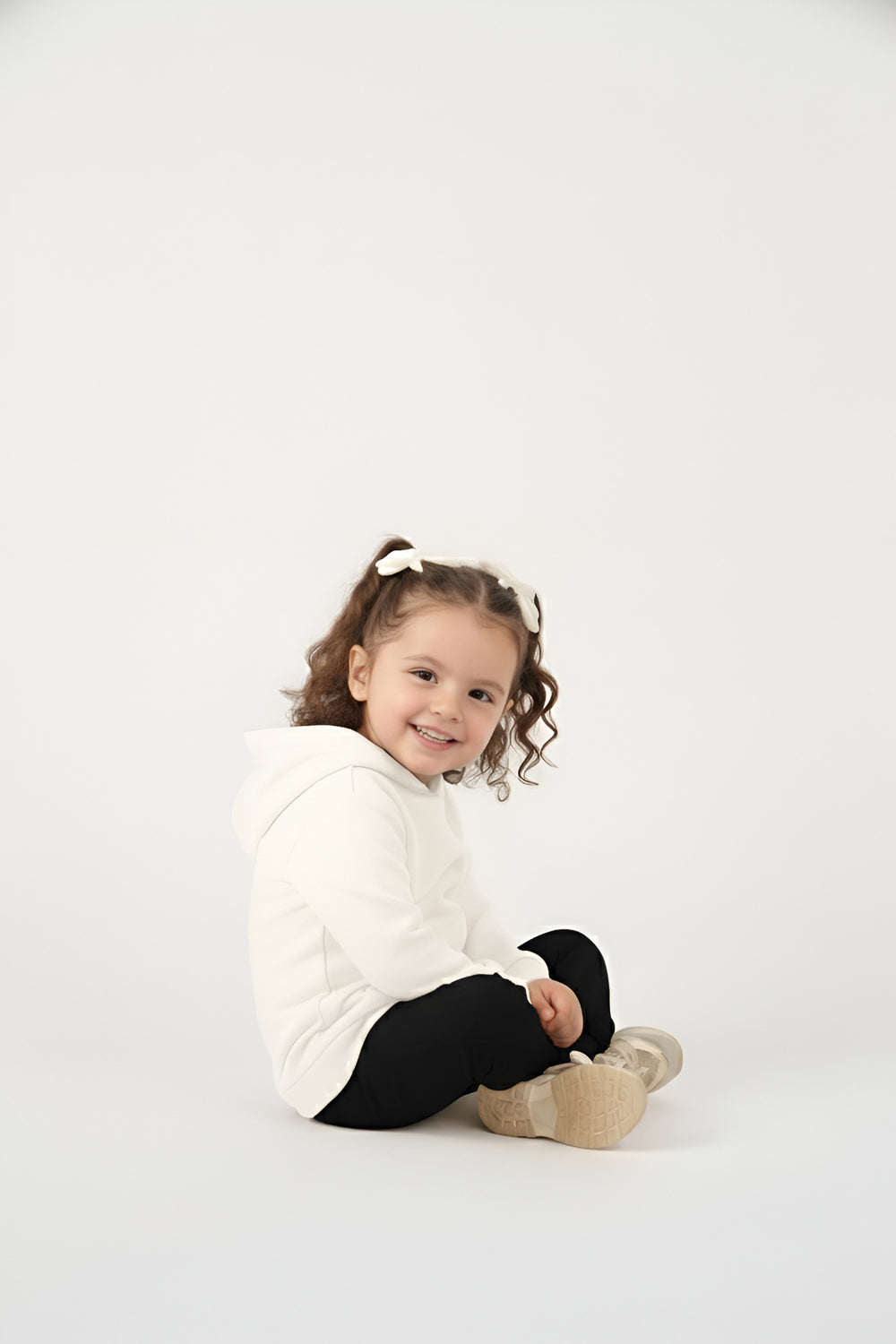 MULU Classic Baby Oversized Hoodie - White