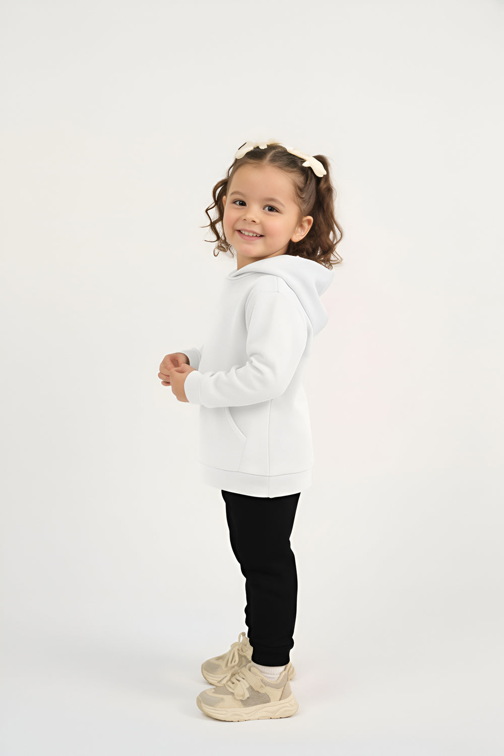 MULU Classic Baby Oversized Hoodie - White