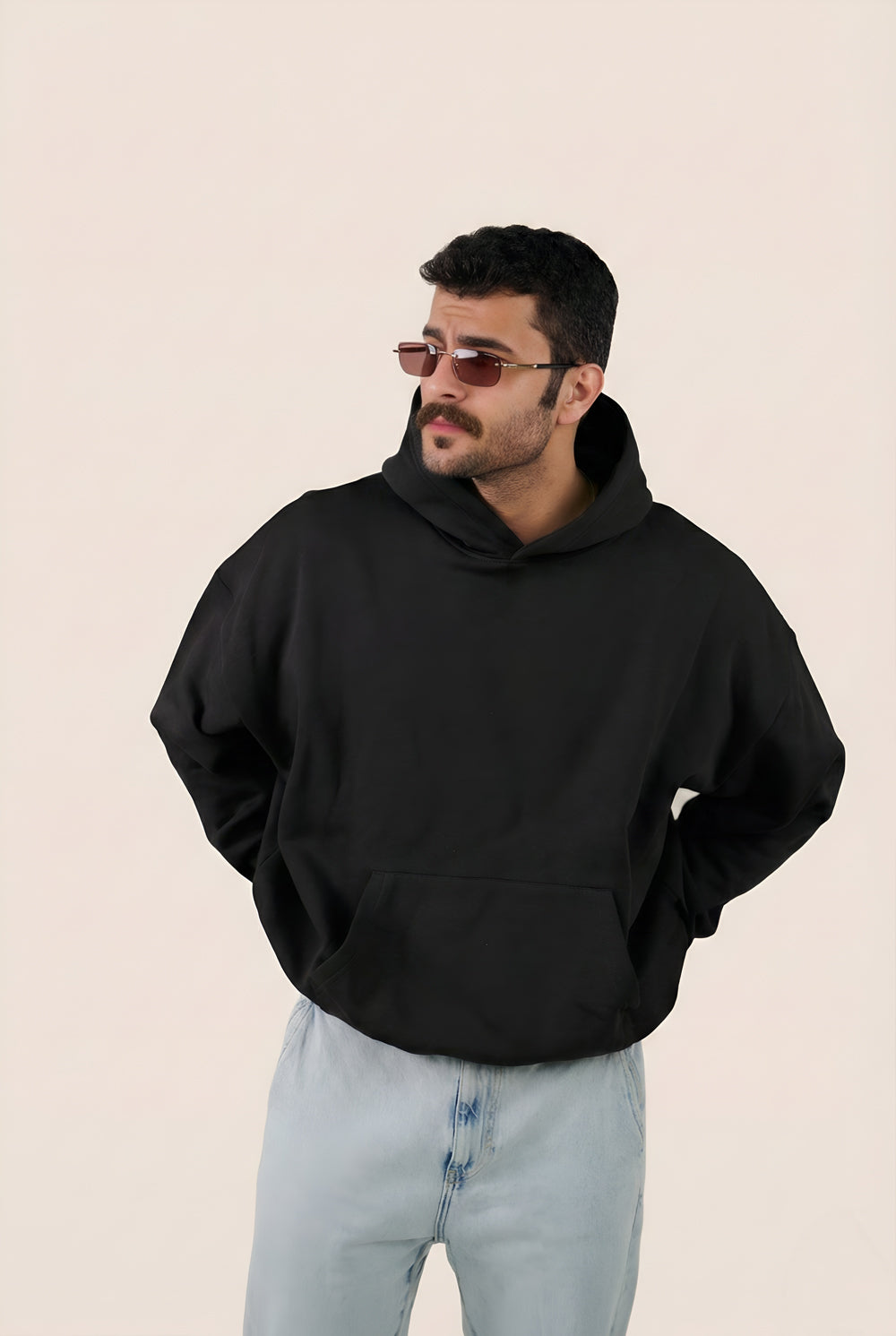 MULU Classic Oversized Hoodie - Black
