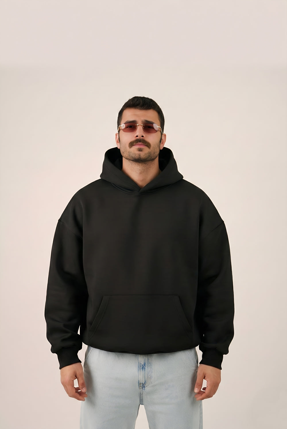 MULU Classic Oversized Hoodie - Black