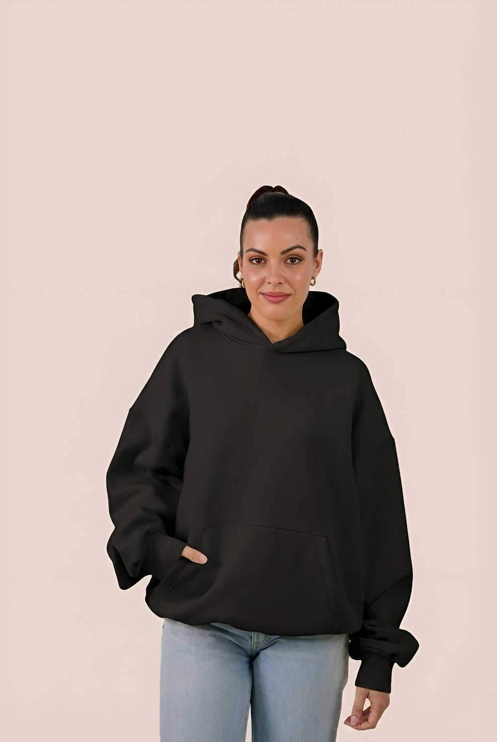 MULU Classic Oversized Hoodie - Black