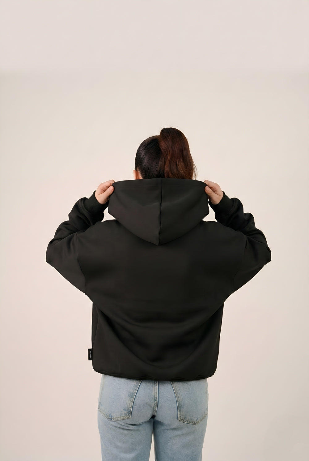 MULU Classic Oversized Hoodie - Black
