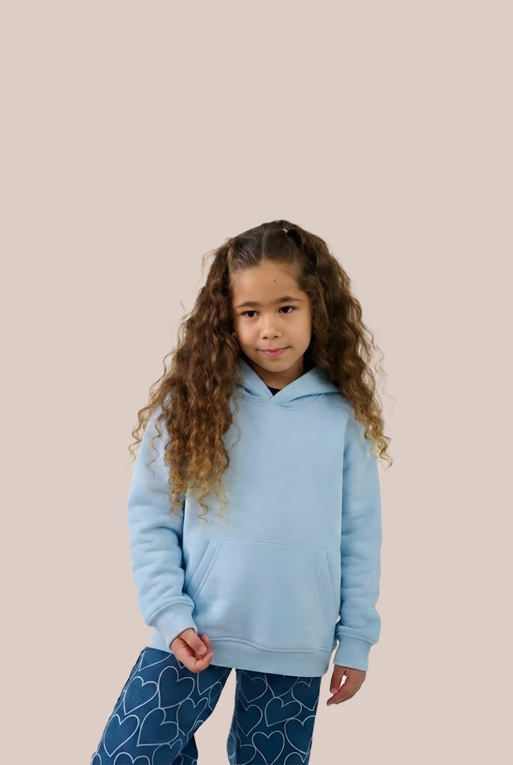 MULU Kids Classic Oversized Hoodie - Baby Blue