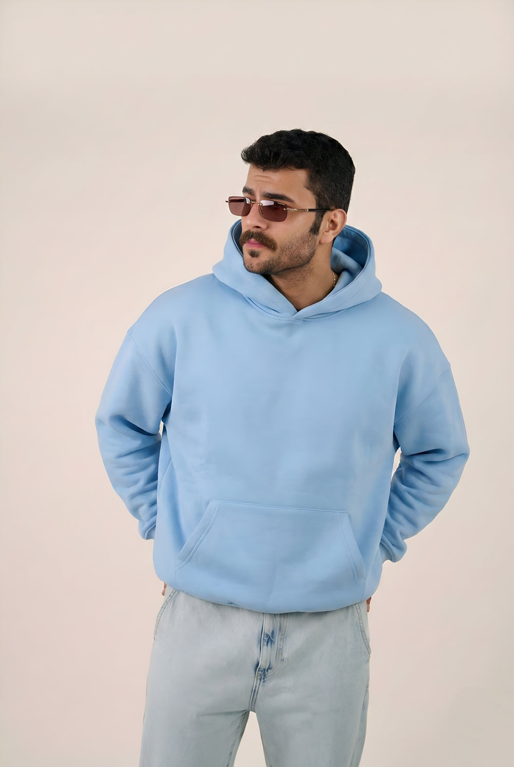 MULU Classic Oversized Hoodie - Blue