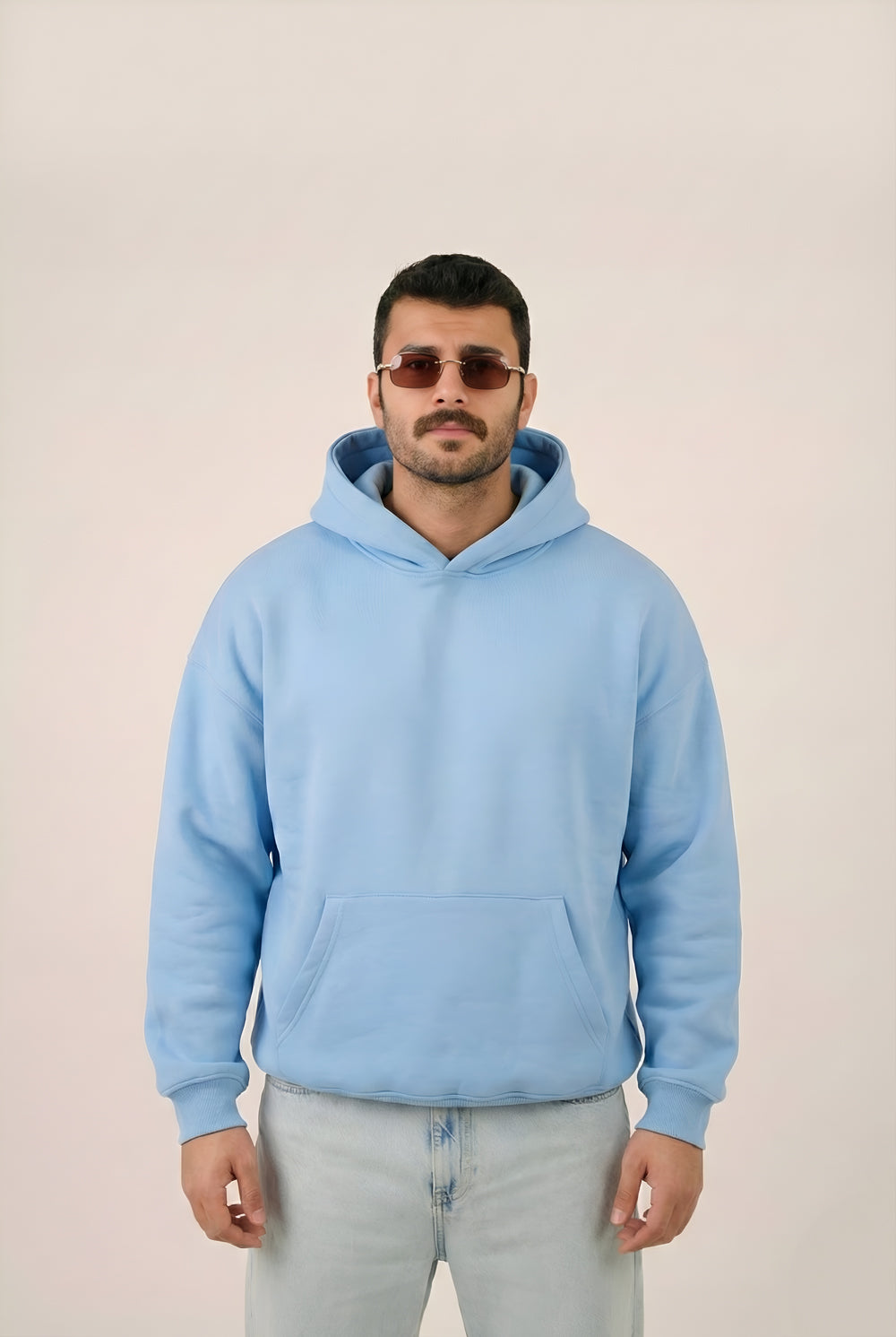 MULU Classic Oversized Hoodie - Blue