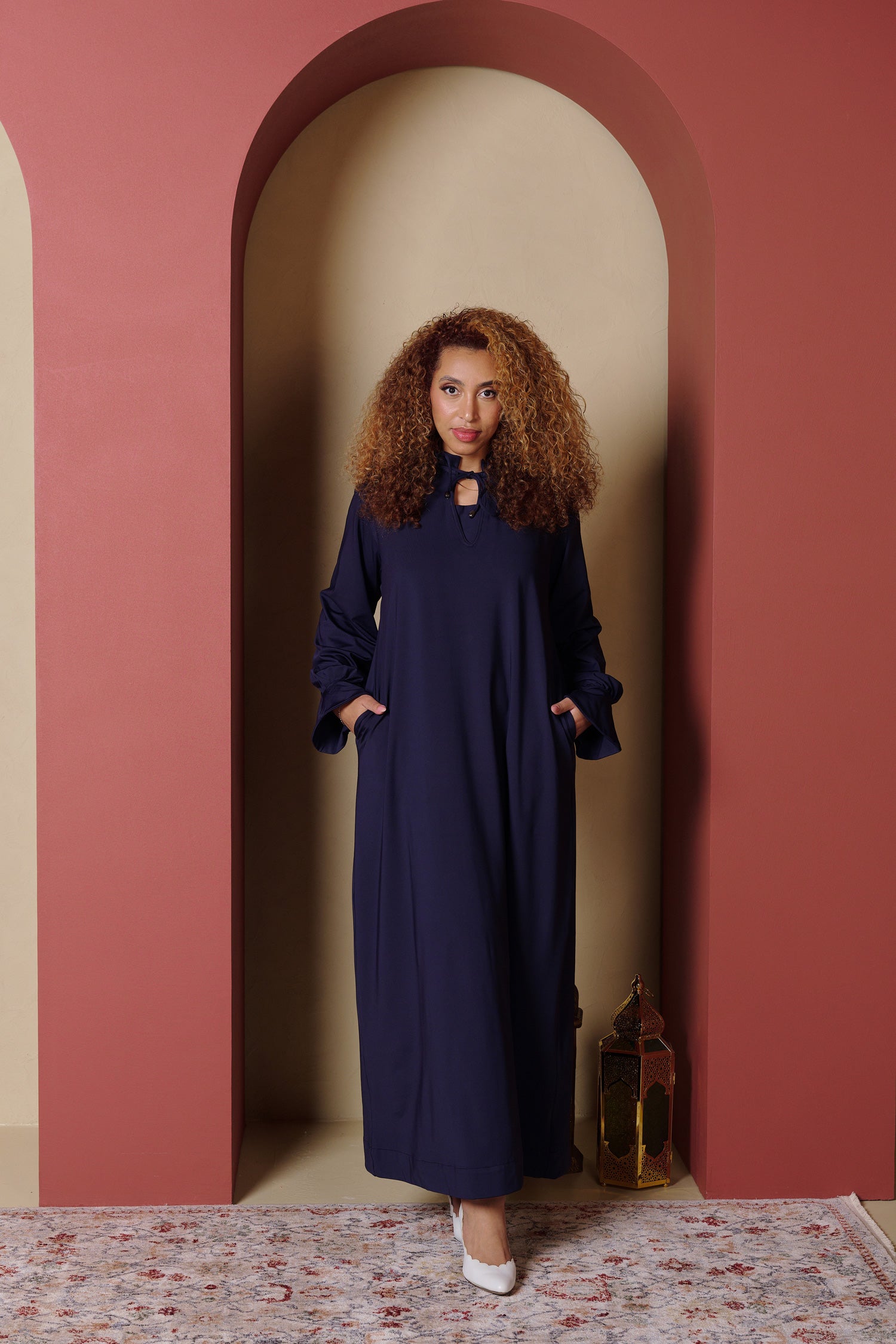 NALA Kaftan - Navy Blue