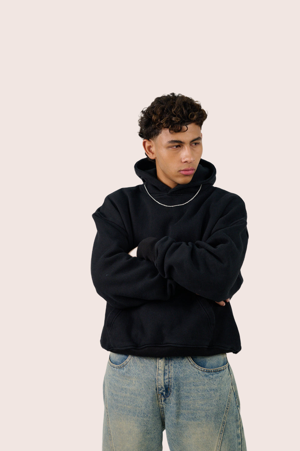 MULU Kids Classic Oversized Hoodie - Black