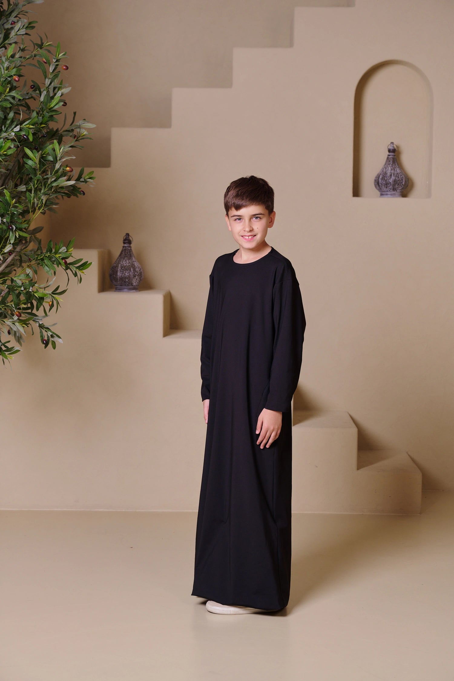 RAYAN Junior Kandura - Black