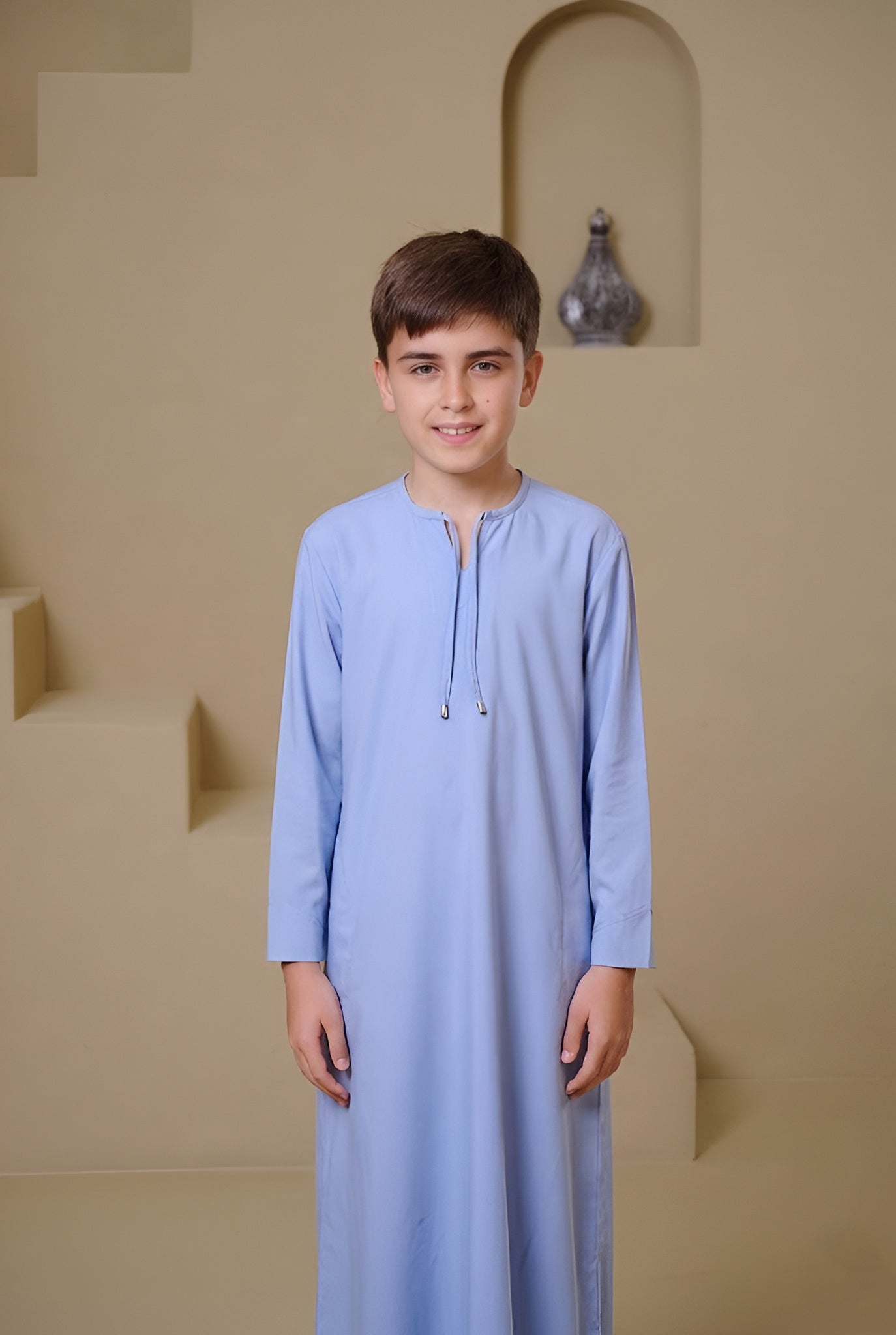 SAHIL Junior Kandura - Light Blue