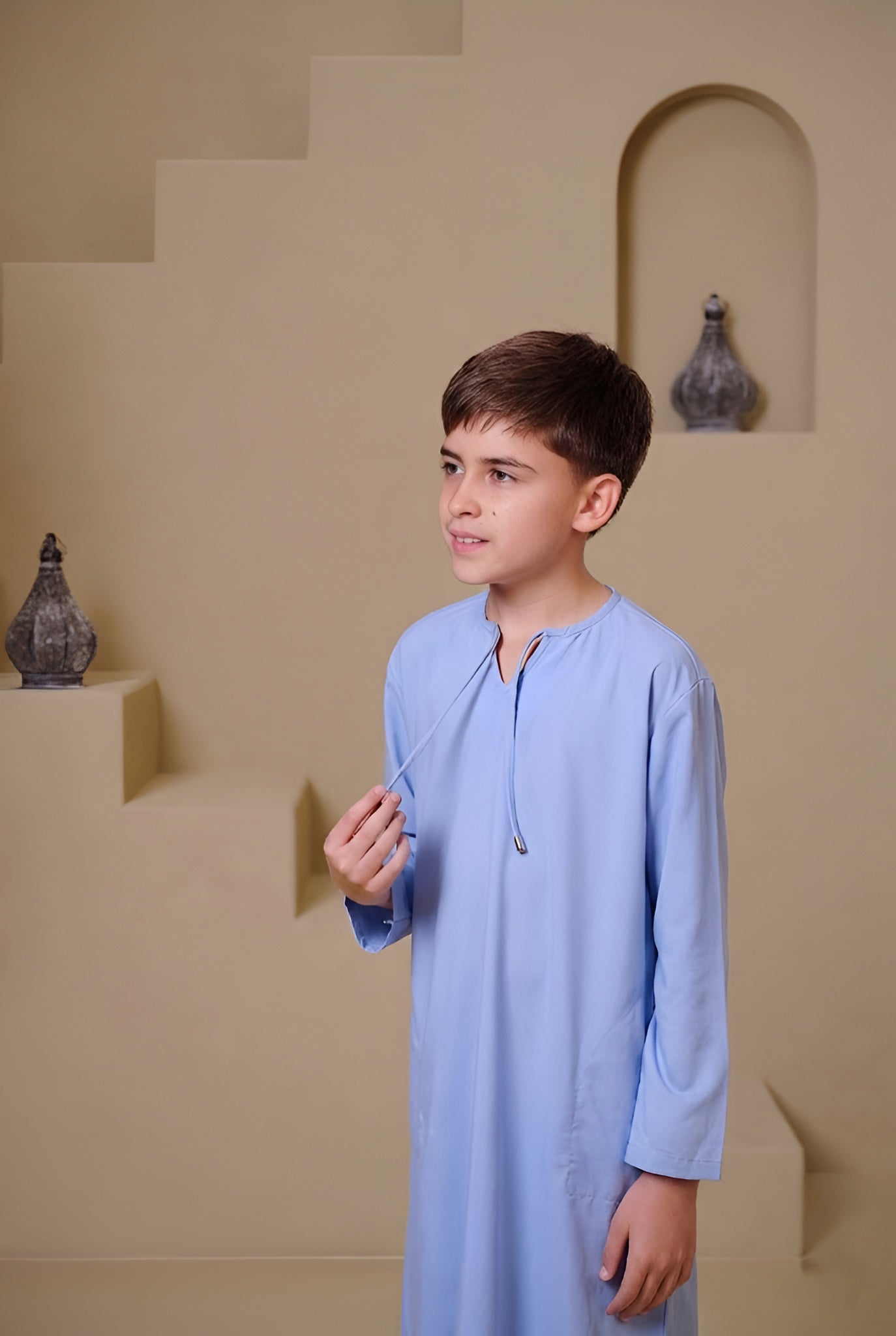 SAHIL Junior Kandura - Light Blue