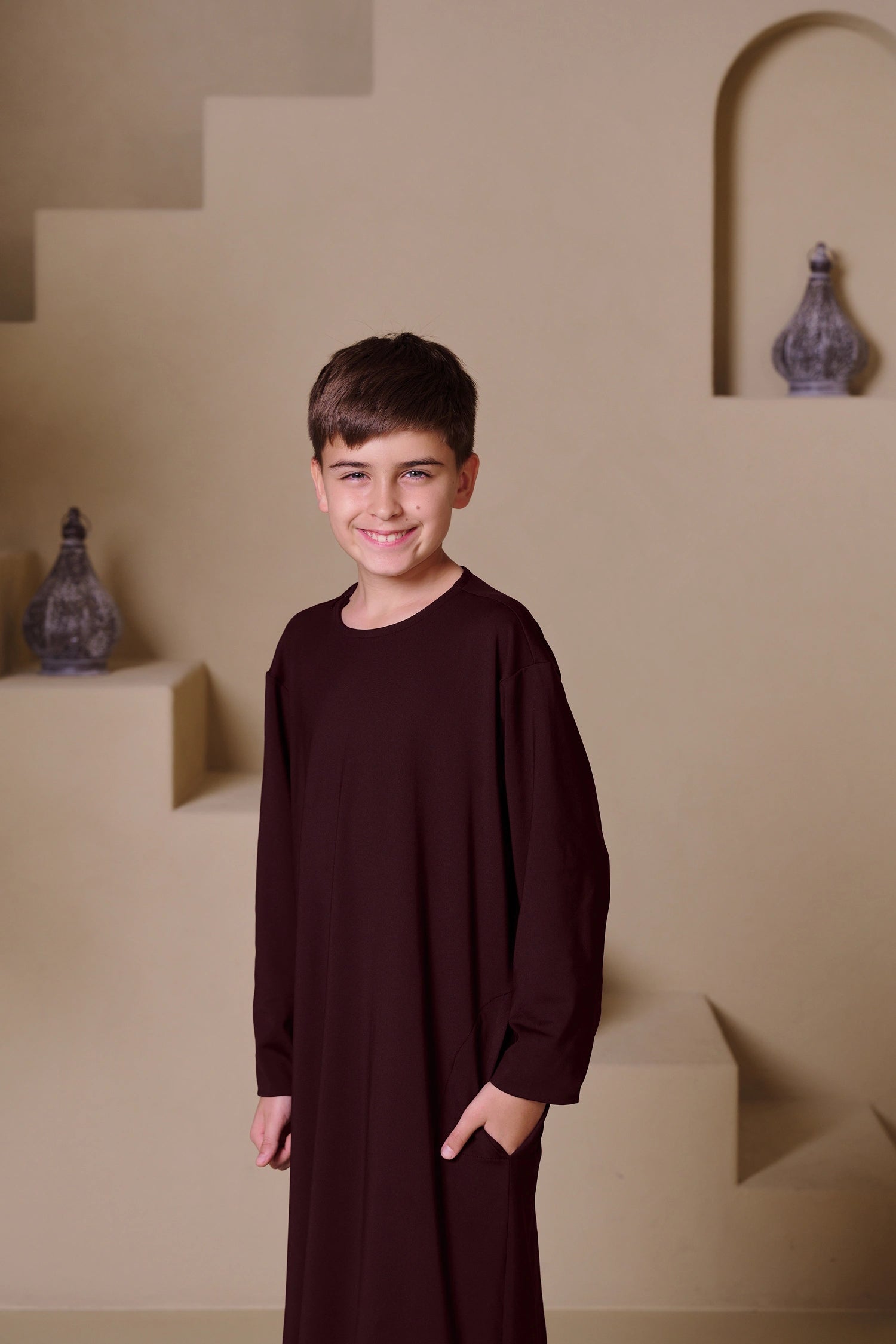 RAYAN Junior Kandura - Brown