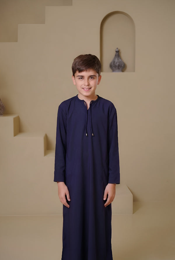 SAHIL Junior Kandura - Navy Blue