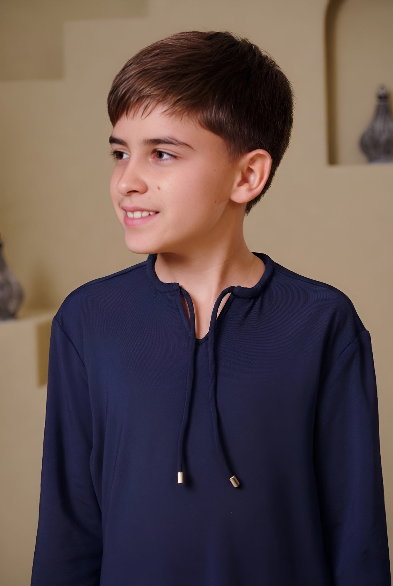 SAHIL Junior Kandura - Navy Blue