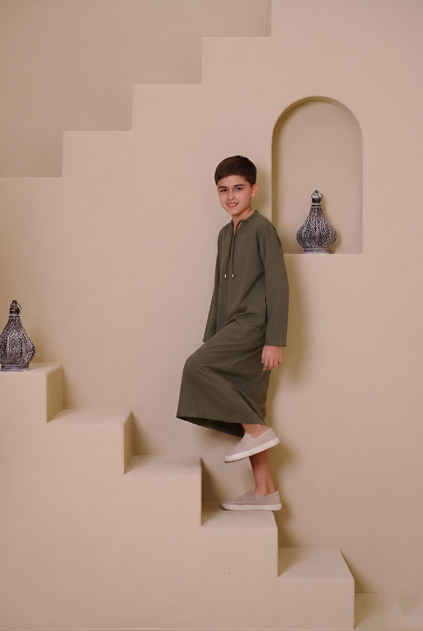 SAHIL Junior Kandura - Green