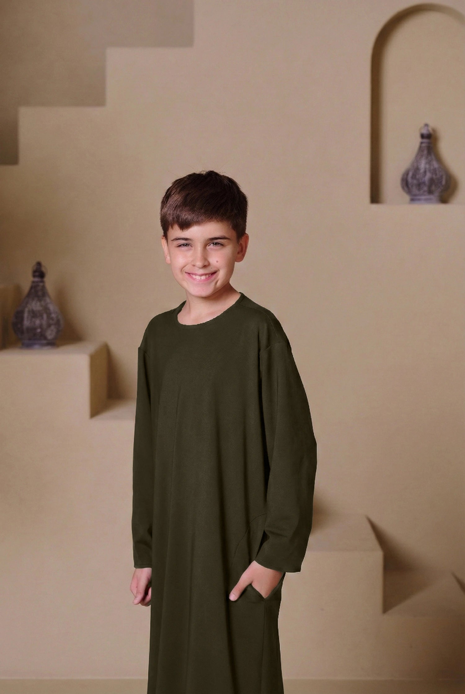 RAYAN Junior Kandura - Green