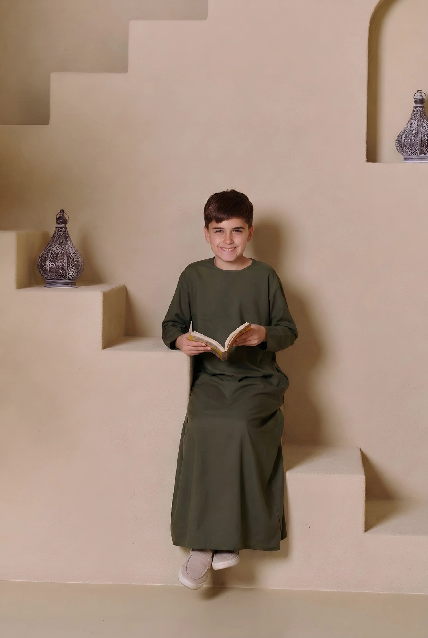 RAYAN Junior Kandura - Green