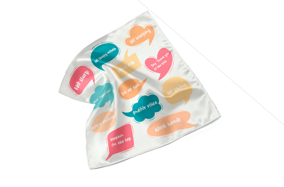 Maly Kids’ Table Manners Reminder Placemat