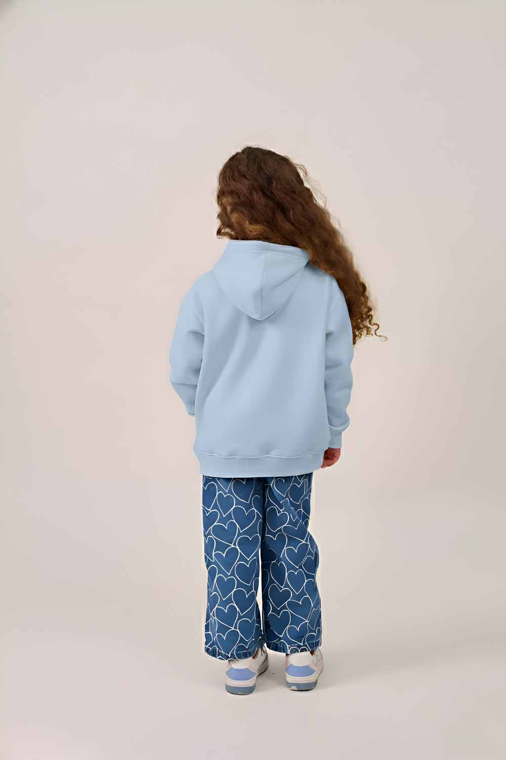 MULU Kids Classic Oversized Hoodie - Baby Blue