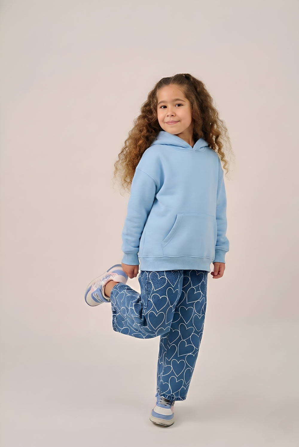 MULU Kids Classic Oversized Hoodie - Baby Blue