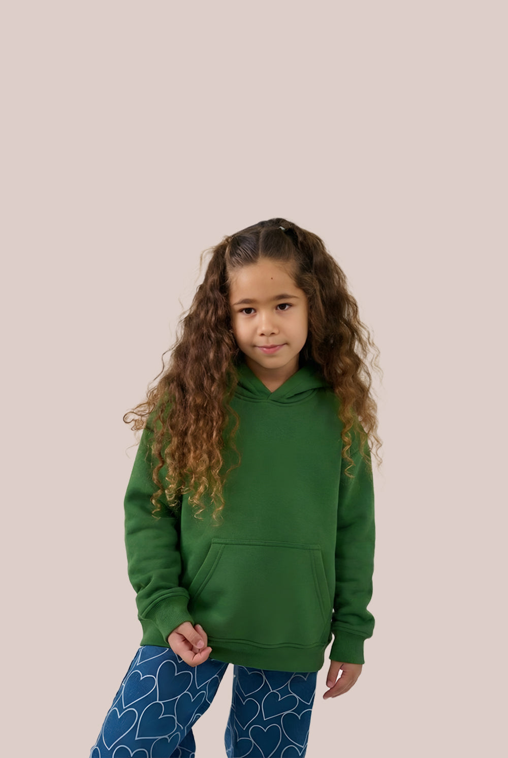 MULU Kids Classic Oversized Hoodie - Green