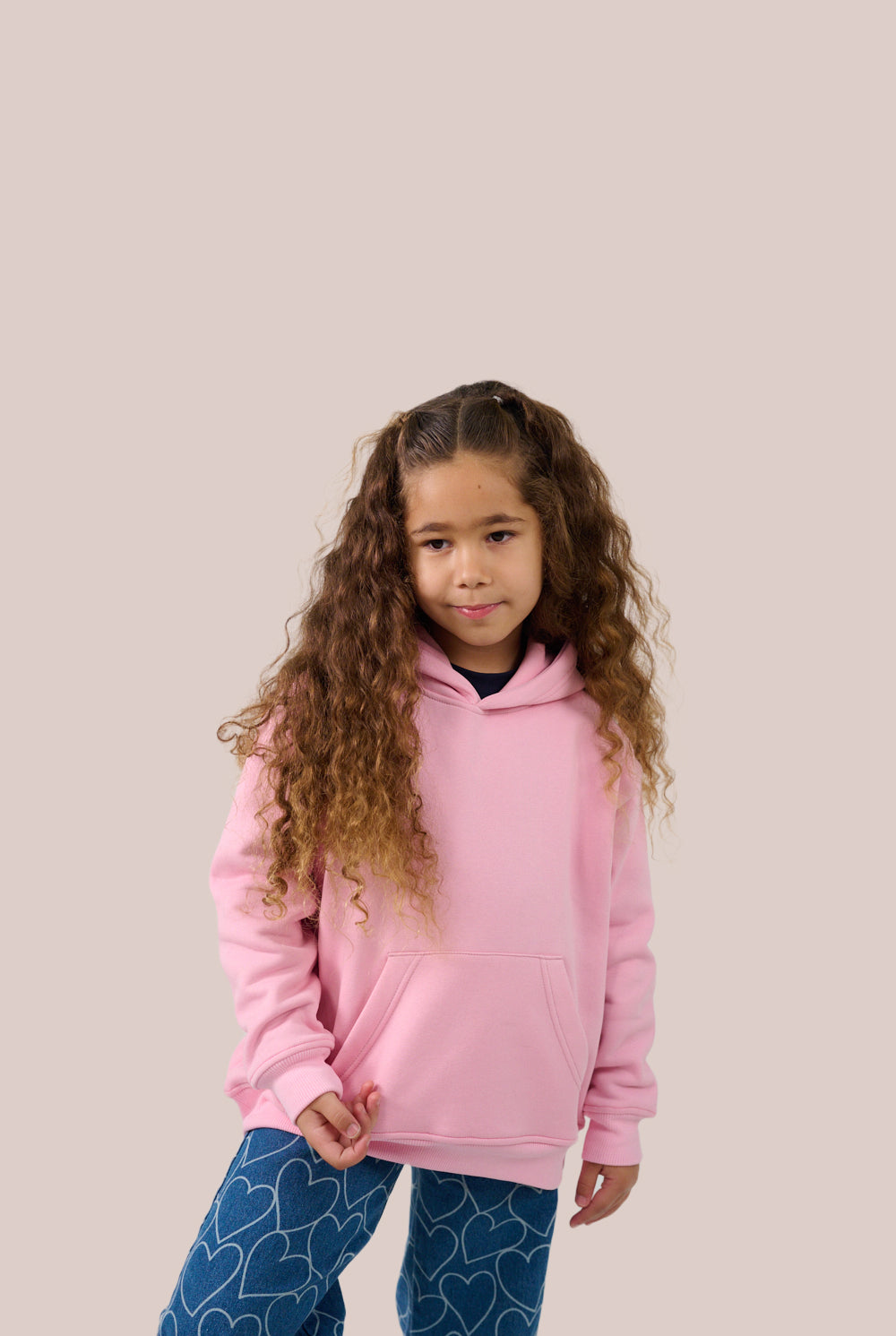 MULU Kids Classic Oversized Hoodie - Pink