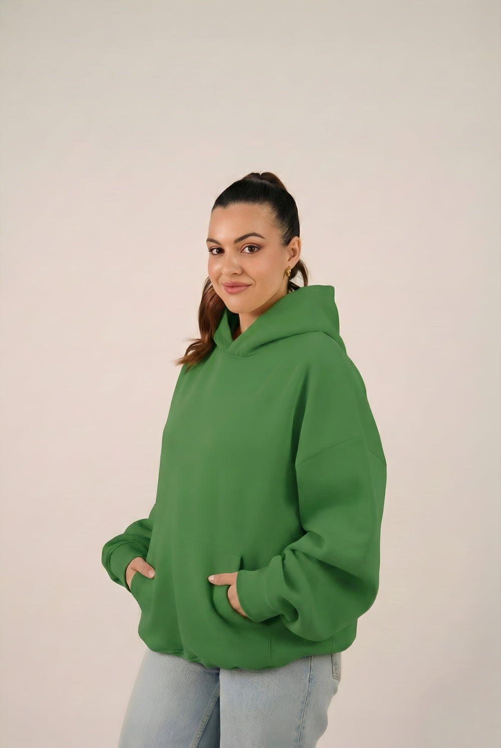 MULU Classic Oversized Hoodie - Green