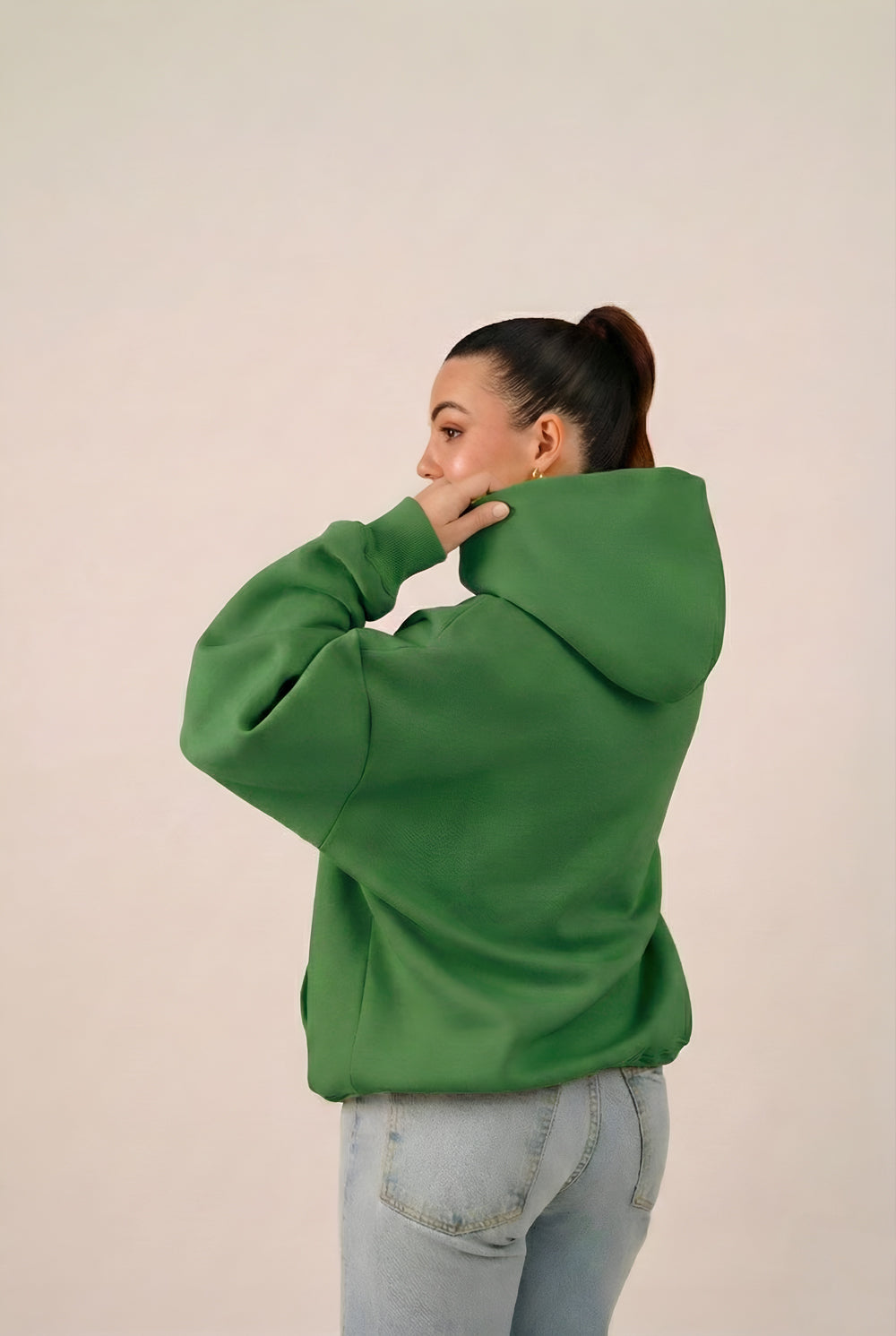 MULU Classic Oversized Hoodie - Green