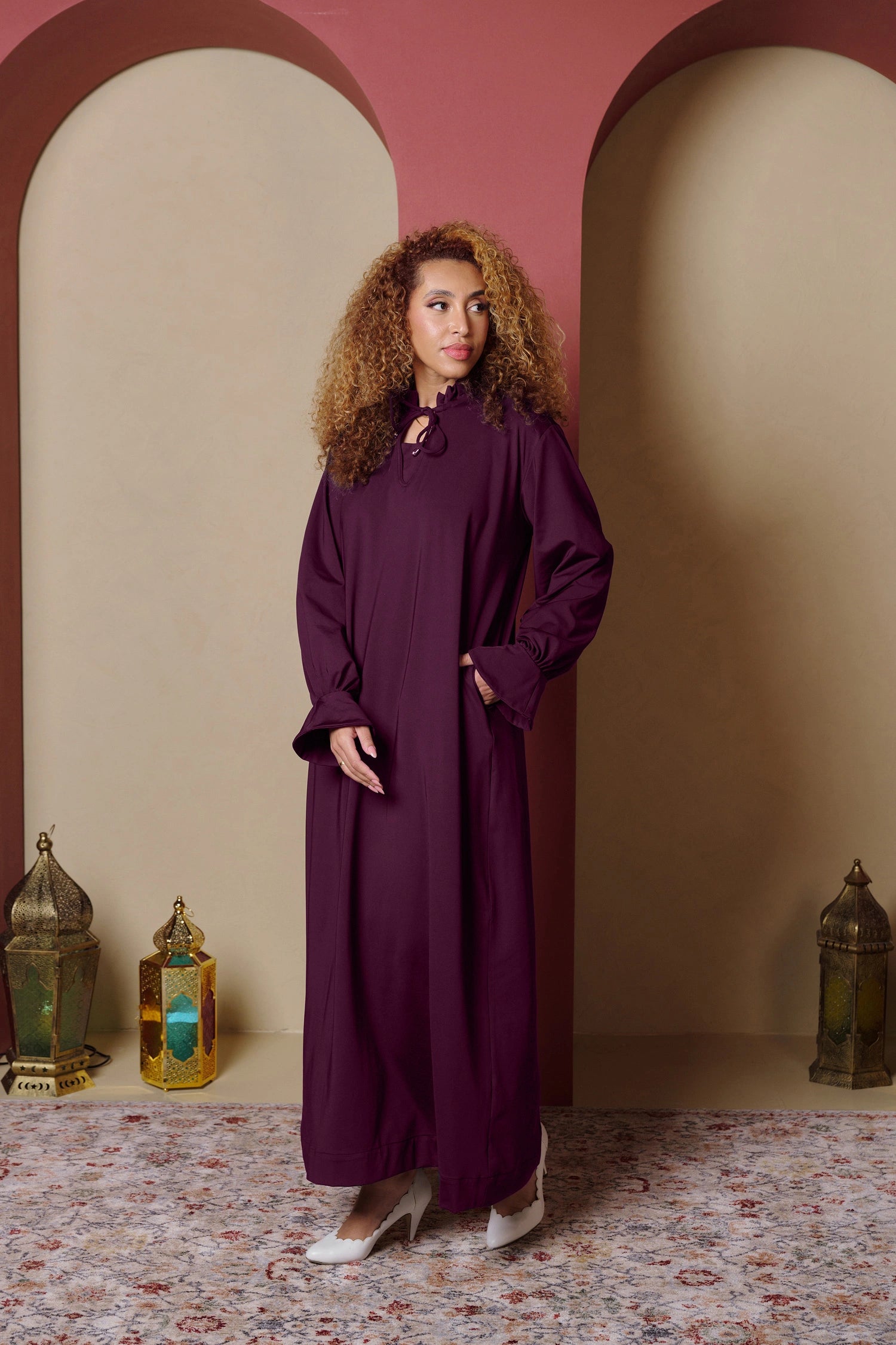 NALA Kaftan - Maroon