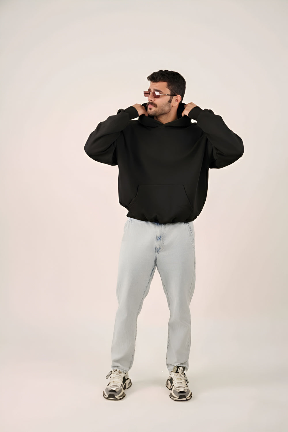 MULU Classic Oversized Hoodie - Black