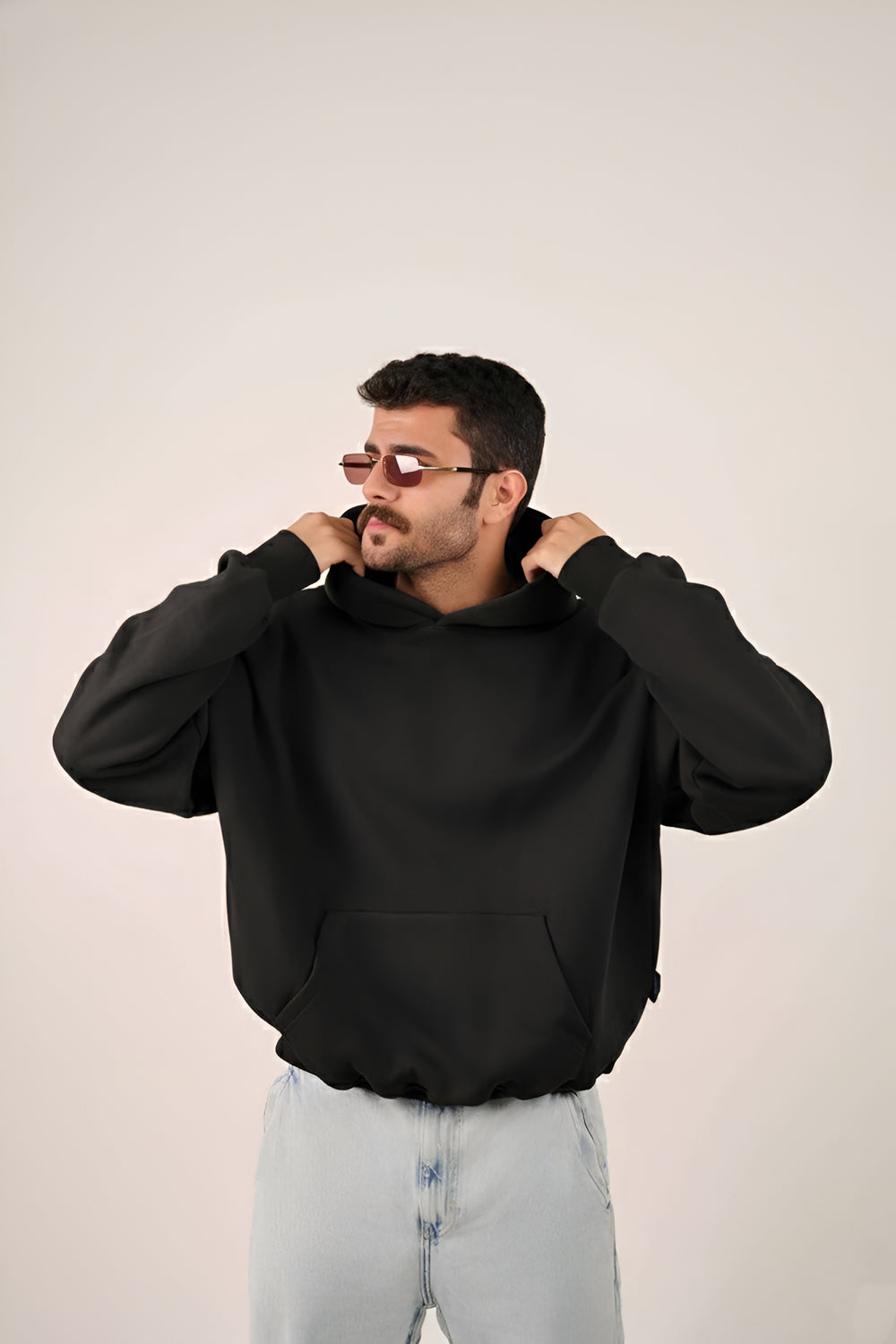 MULU Classic Oversized Hoodie - Black