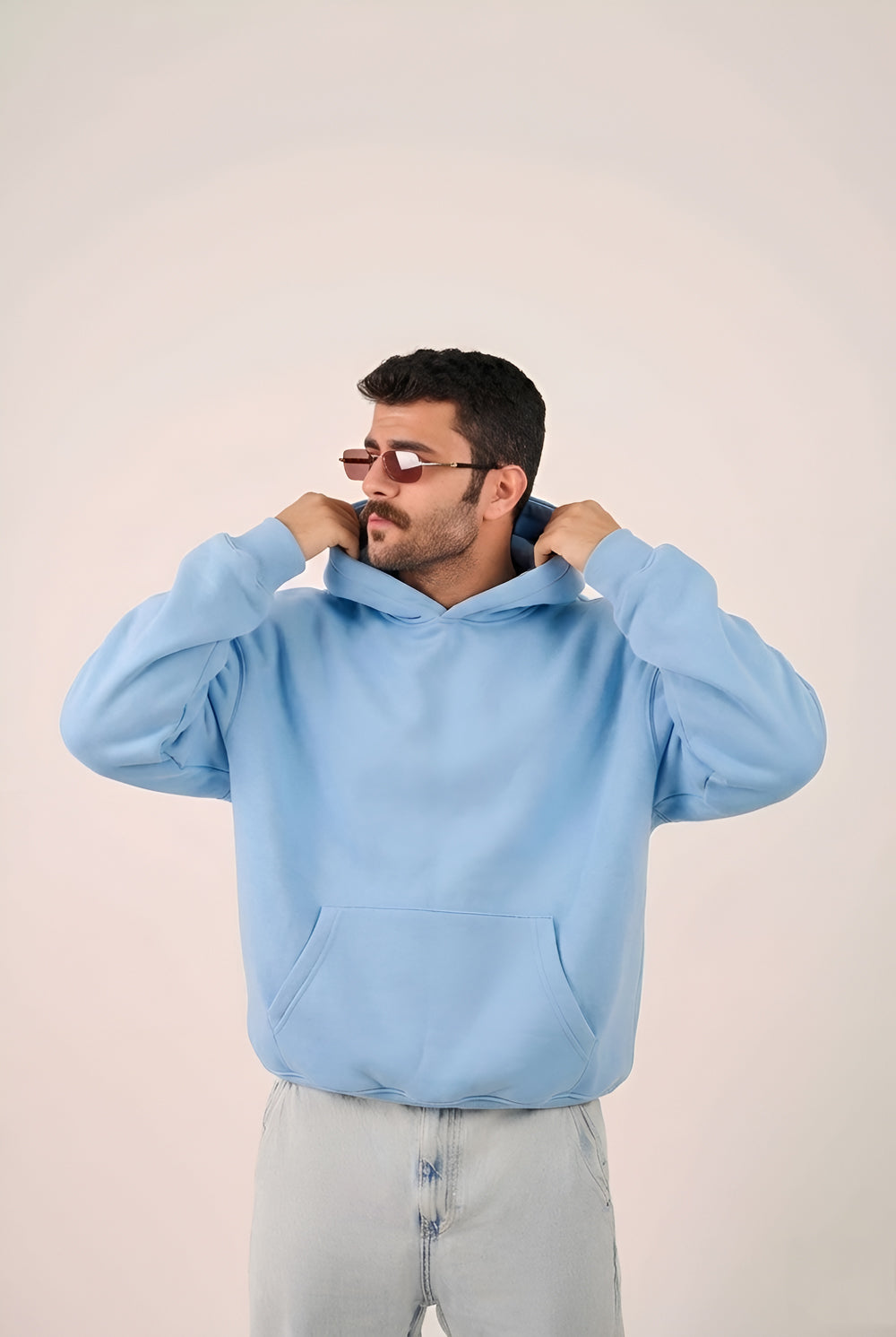 MULU Classic Oversized Hoodie - Blue