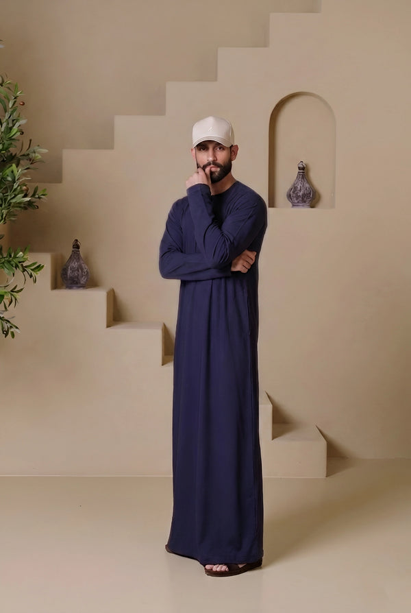 RAYAN Kandura - Navy Blue