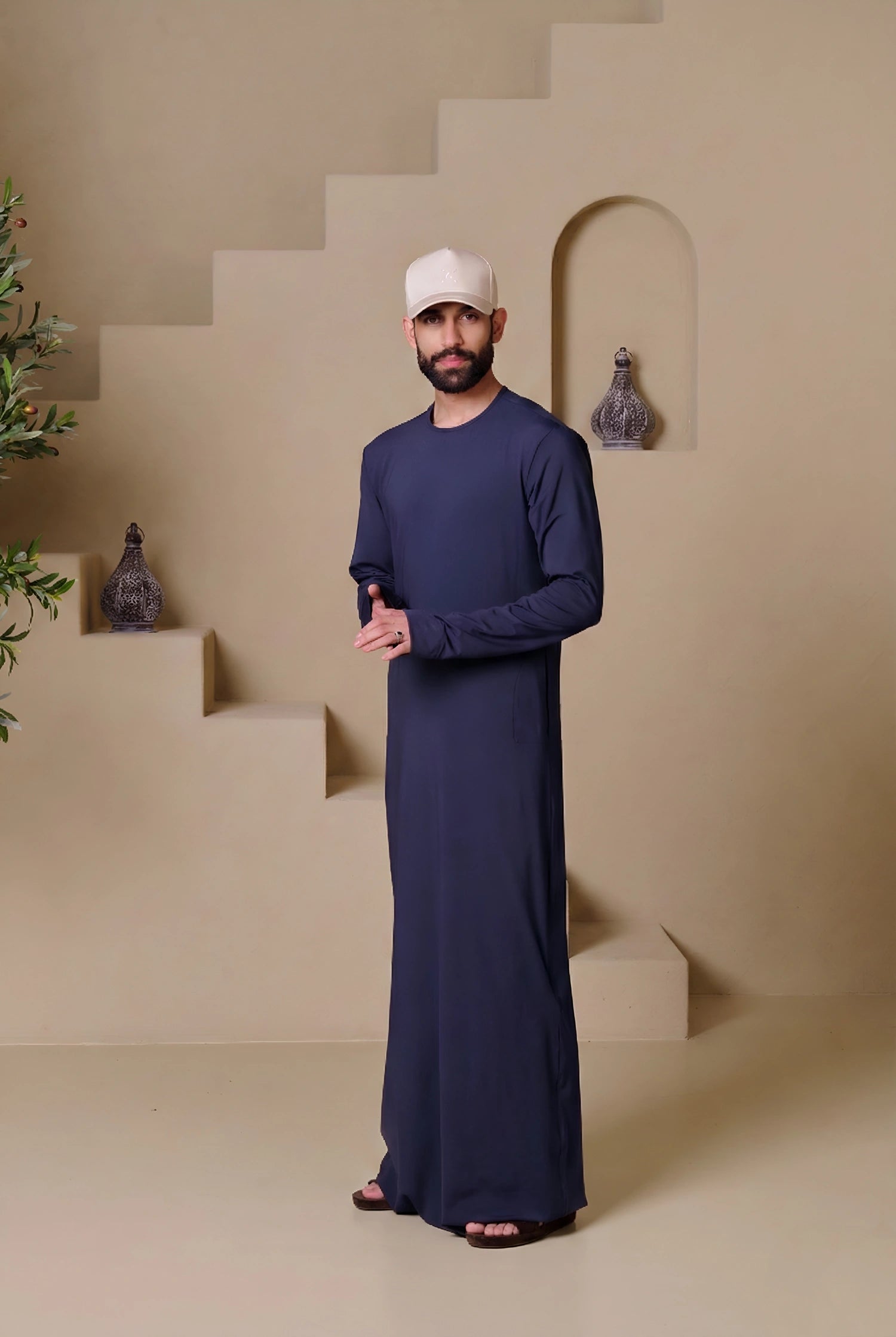 RAYAN Kandura - Navy Blue