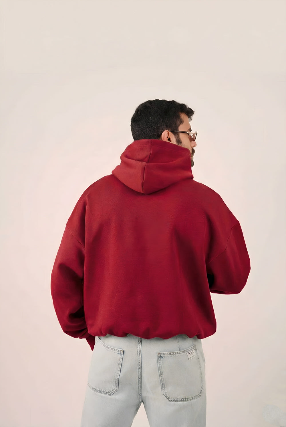 MULU Classic Oversized Hoodie - Red