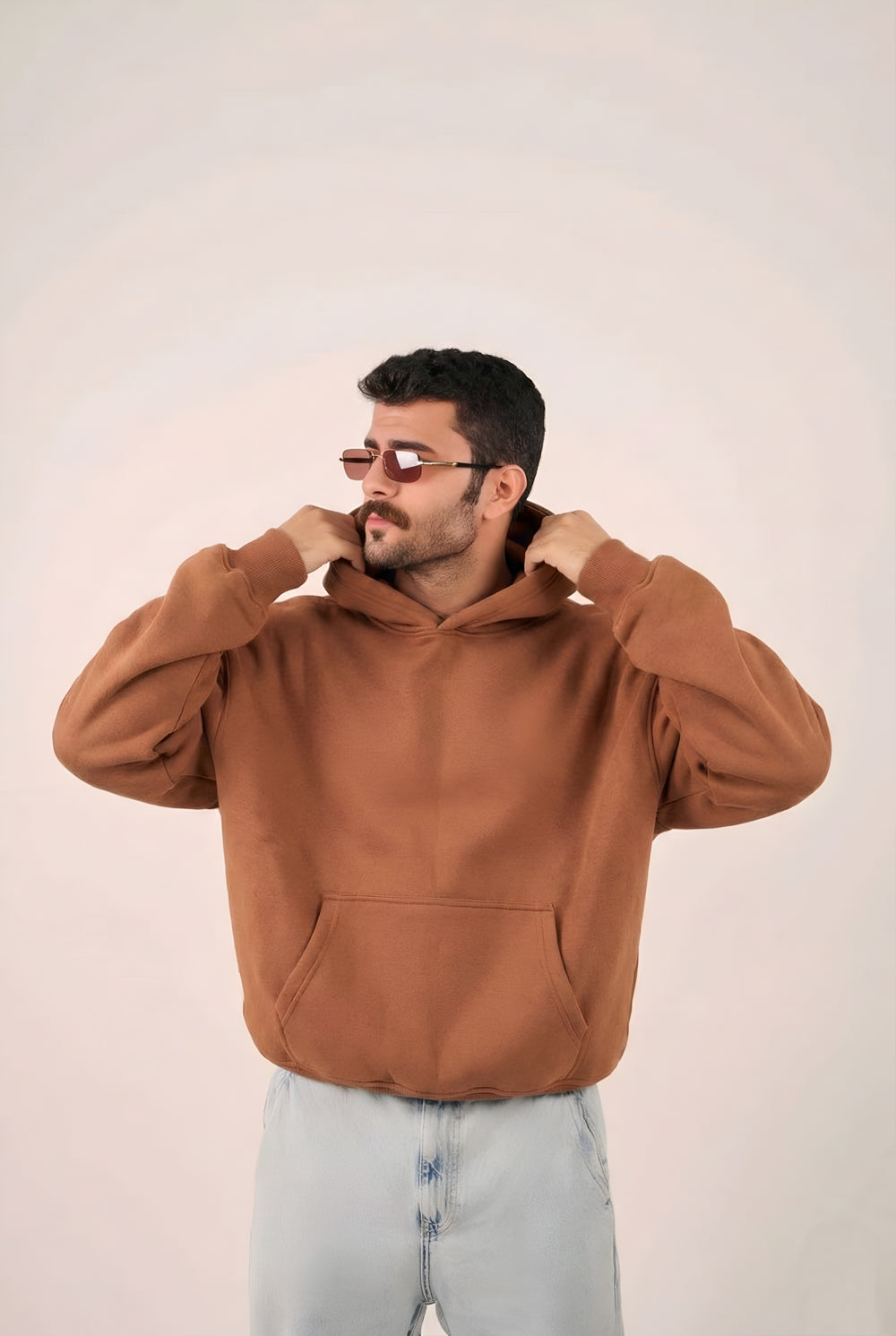 MULU Classic Oversized Hoodie - Rust Orange