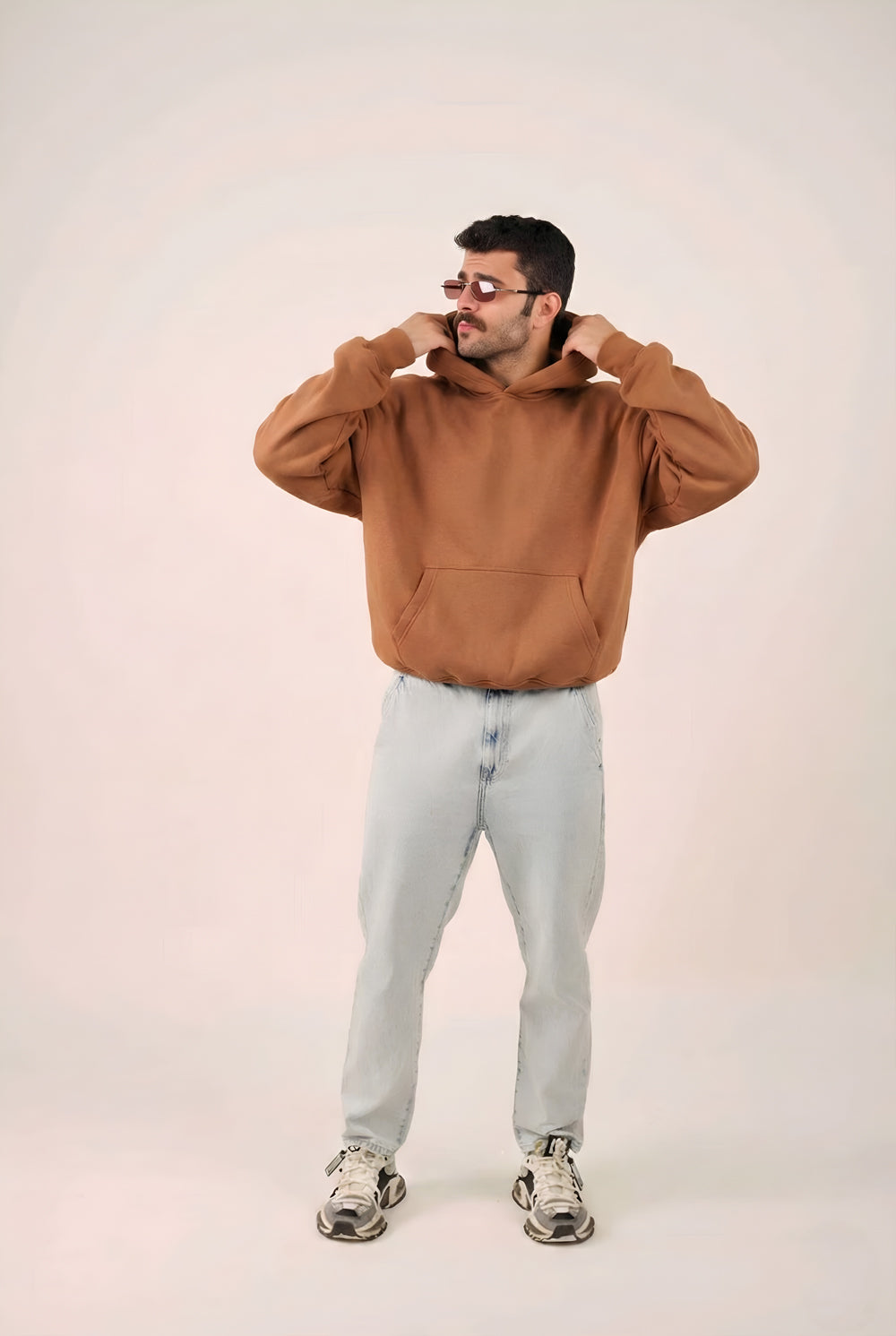 MULU Classic Oversized Hoodie - Rust Orange
