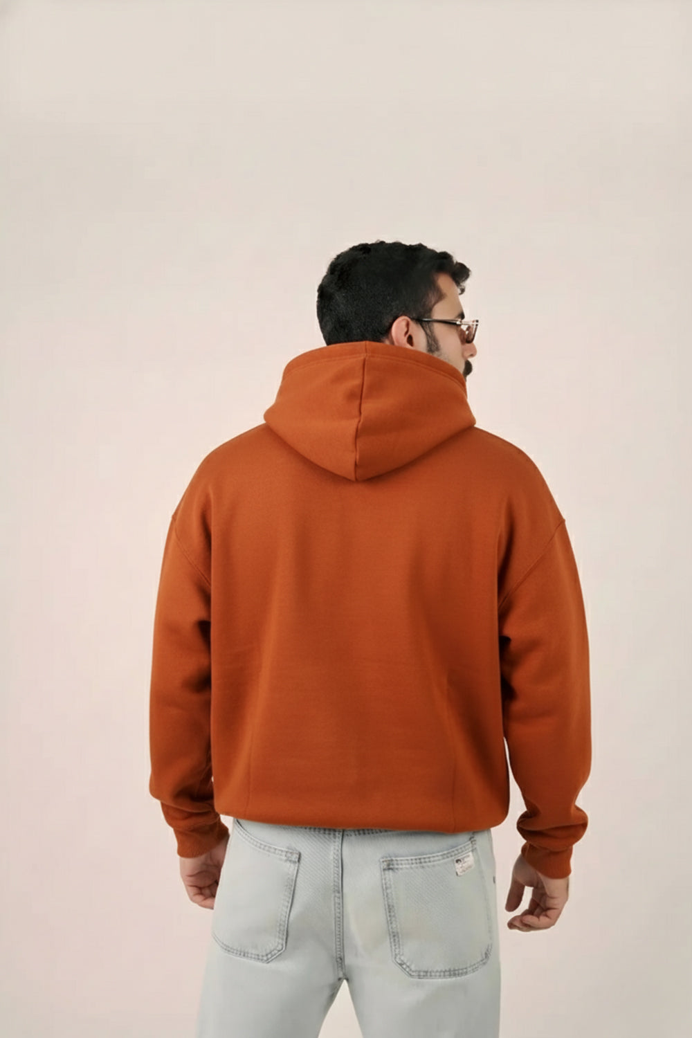 MULU Classic Oversized Hoodie - Rust Orange