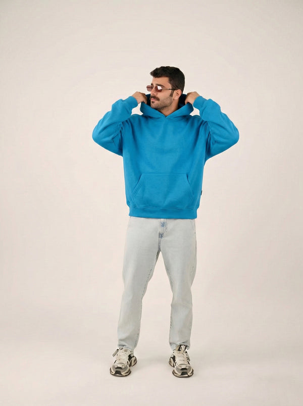 MULU Classic Oversized Hoodie - Blue