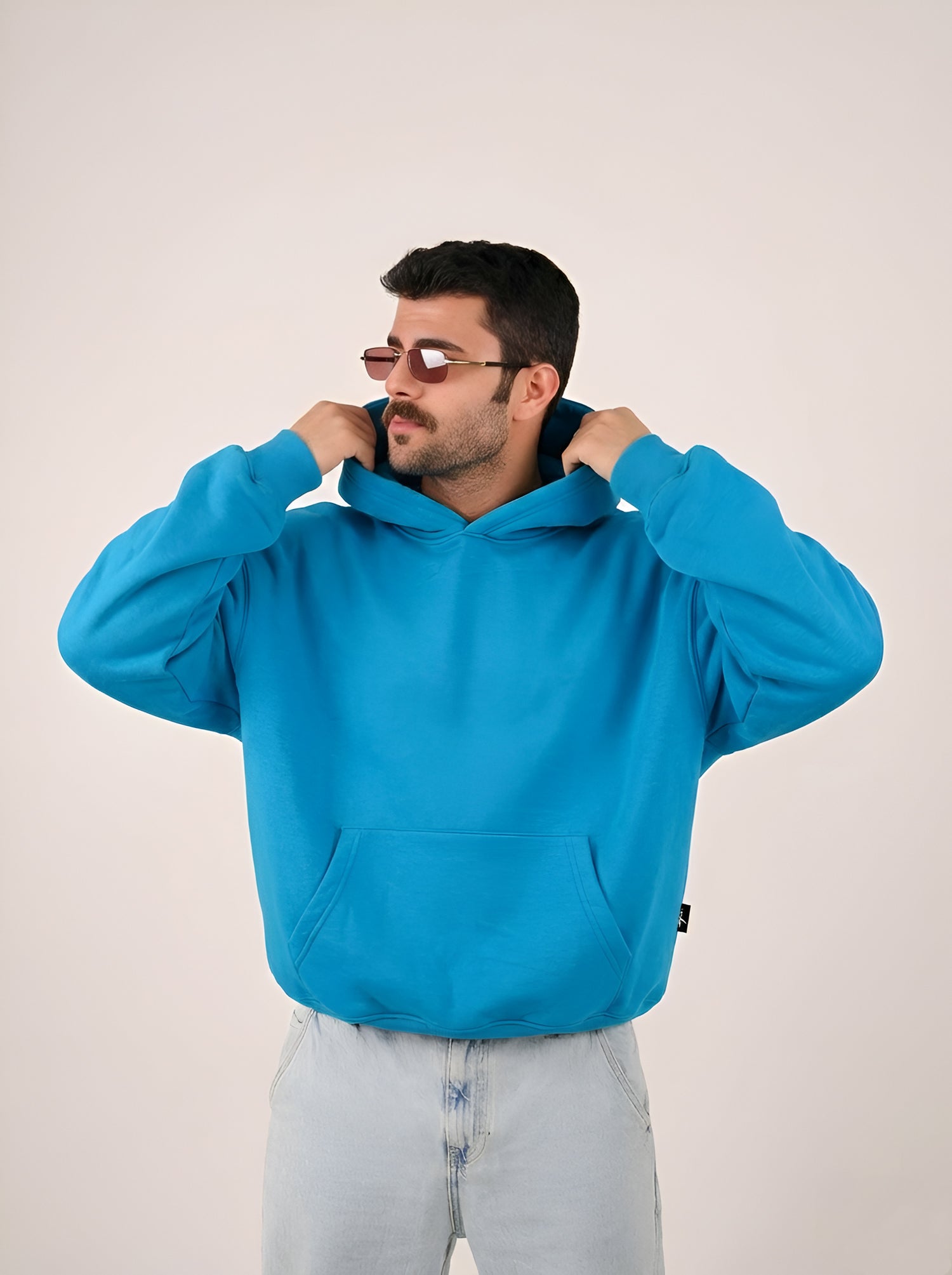 MULU Classic Oversized Hoodie - Blue