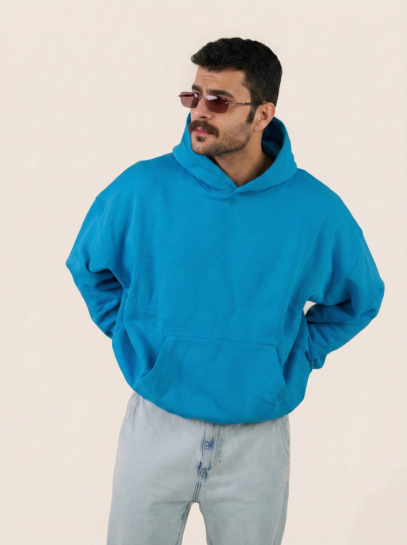 MULU Classic Oversized Hoodie - Blue
