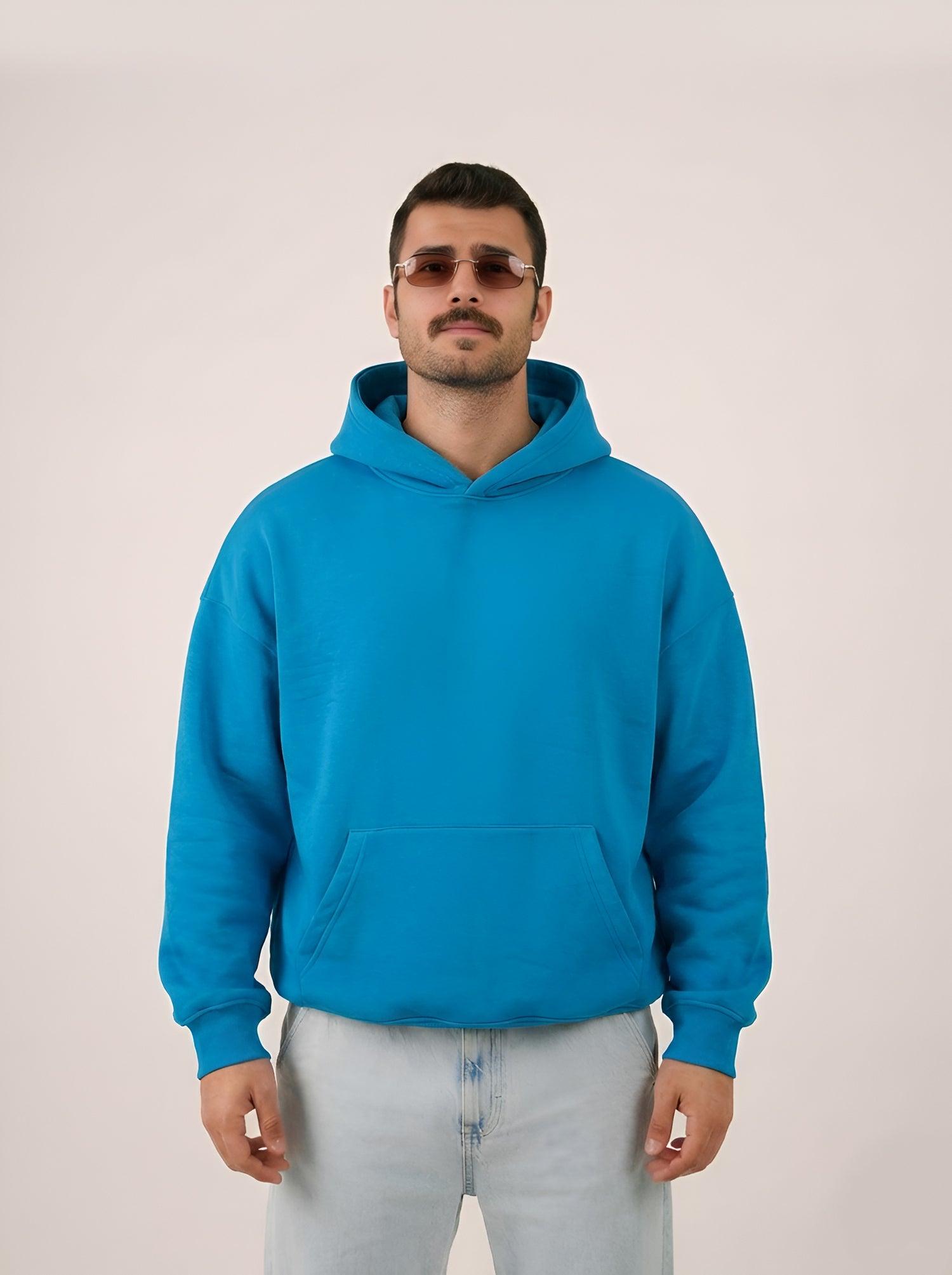 MULU Classic Oversized Hoodie - Blue