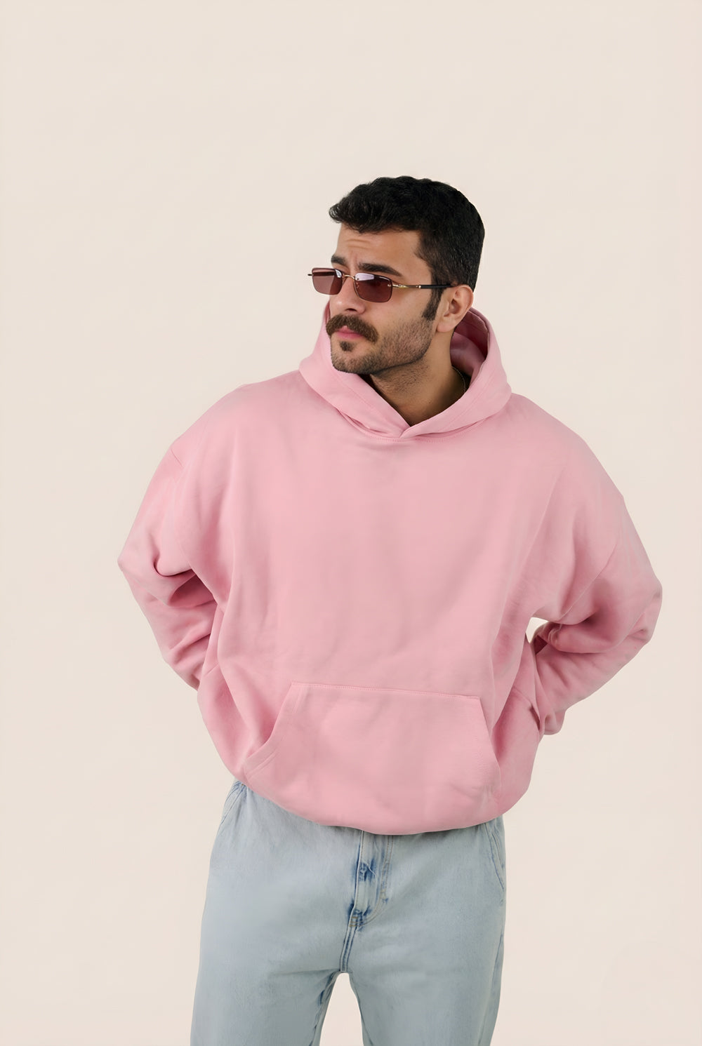 MULU Classic Oversized Hoodie - Pink
